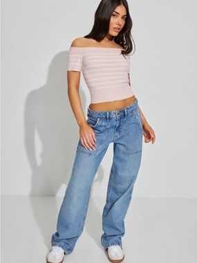 Garage Light Blue Boyfriend Jeans